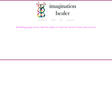 Tablet Screenshot of imaginationhealer.com